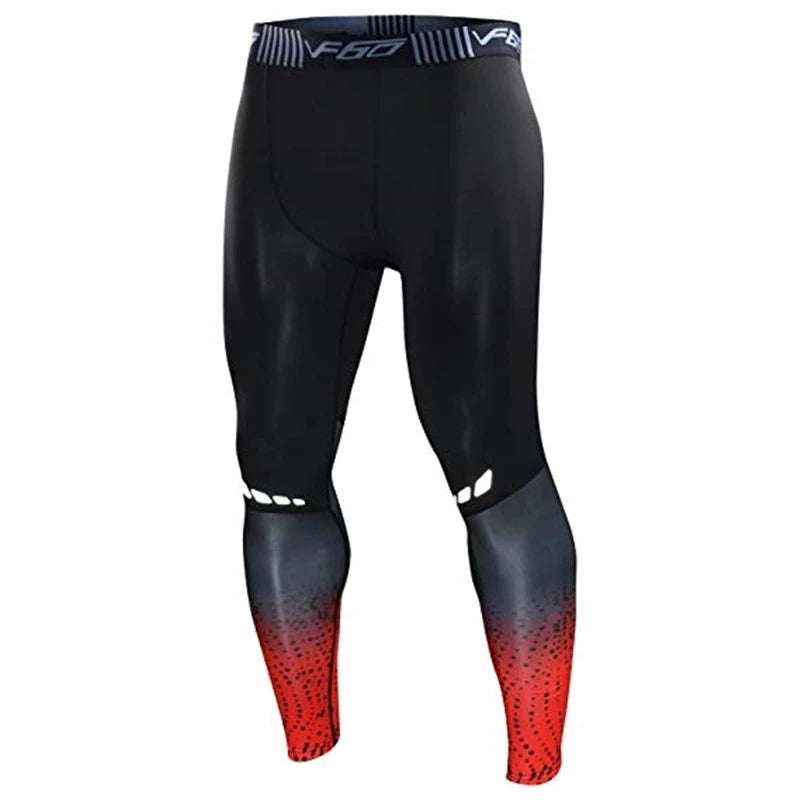 Calças de compressão para homens, secagem rápida, Fit Sportswear, Calças justas, Legging Fitness, Treinamento, Calças Jogging, Leggings de ginástica esportiva